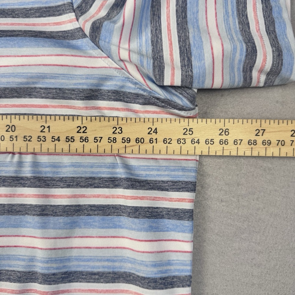 Johnnie-O McKinley Striped Golf Polo Men XL Short Sleeve Stretch Performance - Picture 5 of 10